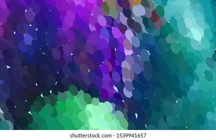 Geometric design halftone with a set of colorful abstract circles. Multicolor, rainbow vector layout with lines, rectangles. Decorative design in an abstract style with rectangles. EPS 10 Vector