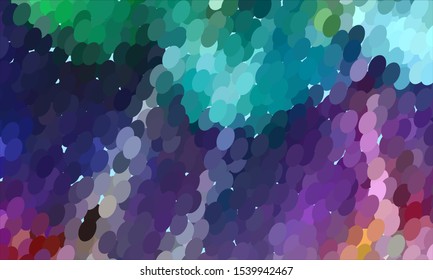 Geometric design halftone with a set of colorful abstract circles. Multicolor, rainbow vector layout with lines, rectangles. Decorative design in an abstract style with rectangles. EPS 10 Vector
