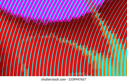 Geometric design halftone with a set of colorful abstract circles. Multicolor, rainbow vector layout with lines, rectangles. Decorative design in an abstract style with rectangles. EPS 10 Vector