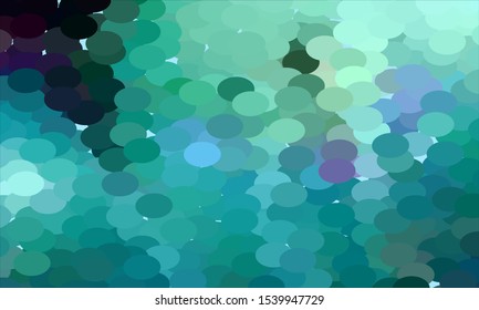 Geometric design halftone with a set of colorful abstract circles. Multicolor, rainbow vector layout with lines, rectangles. Decorative design in an abstract style with rectangles. EPS 10 Vector