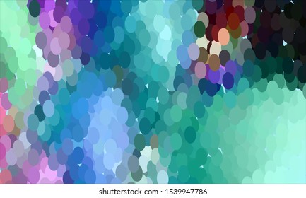 Geometric design halftone with a set of colorful abstract circles. Multicolor, rainbow vector layout with lines, rectangles. Decorative design in an abstract style with rectangles. EPS 10 Vector