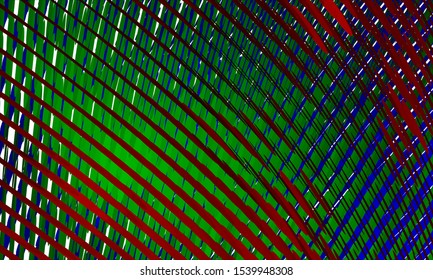 Geometric design halftone with a set of colorful abstract circles. Multicolor, rainbow vector layout with lines, rectangles. Decorative design in an abstract style with rectangles. EPS 10 Vector