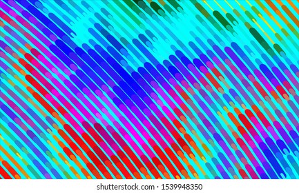 Geometric design halftone with a set of colorful abstract circles. Multicolor, rainbow vector layout with lines, rectangles. Decorative design in an abstract style with rectangles. EPS 10 Vector