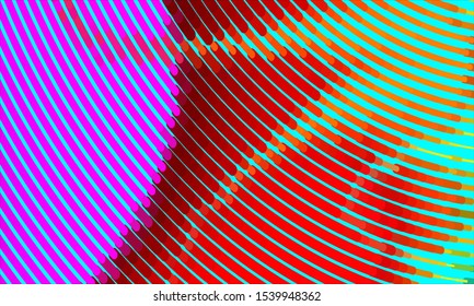 Geometric design halftone with a set of colorful abstract circles. Multicolor, rainbow vector layout with lines, rectangles. Decorative design in an abstract style with rectangles. EPS 10 Vector