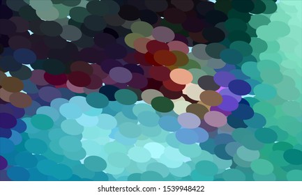Geometric design halftone with a set of colorful abstract circles. Multicolor, rainbow vector layout with lines, rectangles. Decorative design in an abstract style with rectangles. EPS 10 Vector