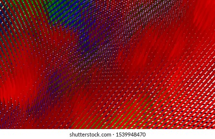 Geometric design halftone with a set of colorful abstract circles. Multicolor, rainbow vector layout with lines, rectangles. Decorative design in an abstract style with rectangles. EPS 10 Vector
