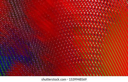 Geometric design halftone with a set of colorful abstract circles. Multicolor, rainbow vector layout with lines, rectangles. Decorative design in an abstract style with rectangles. EPS 10 Vector
