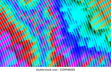 Geometric design halftone with a set of colorful abstract circles. Multicolor, rainbow vector layout with lines, rectangles. Decorative design in an abstract style with rectangles. EPS 10 Vector
