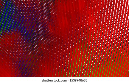 Geometric design halftone with a set of colorful abstract circles. Multicolor, rainbow vector layout with lines, rectangles. Decorative design in an abstract style with rectangles. EPS 10 Vector