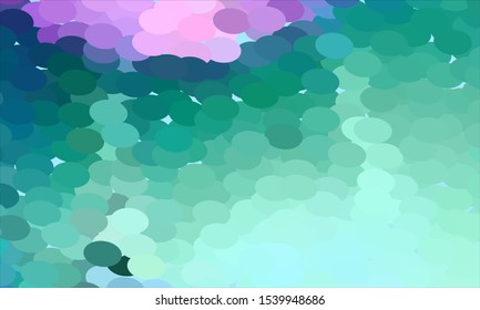 Geometric design halftone with a set of colorful abstract circles. Multicolor, rainbow vector layout with lines, rectangles. Decorative design in an abstract style with rectangles. EPS 10 Vector