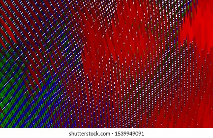 Geometric design halftone with a set of colorful abstract circles. Multicolor, rainbow vector layout with lines, rectangles. Decorative design in an abstract style with rectangles. EPS 10 Vector