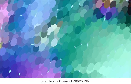 Geometric design halftone with a set of colorful abstract circles. Multicolor, rainbow vector layout with lines, rectangles. Decorative design in an abstract style with rectangles. EPS 10 Vector