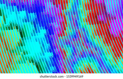 Geometric design halftone with a set of colorful abstract circles. Multicolor, rainbow vector layout with lines, rectangles. Decorative design in an abstract style with rectangles. EPS 10 Vector