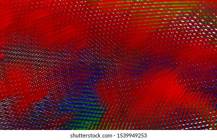Geometric design halftone with a set of colorful abstract circles. Multicolor, rainbow vector layout with lines, rectangles. Decorative design in an abstract style with rectangles. EPS 10 Vector