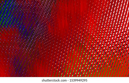 Geometric design halftone with a set of colorful abstract circles. Multicolor, rainbow vector layout with lines, rectangles. Decorative design in an abstract style with rectangles. EPS 10 Vector