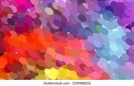 Geometric design halftone with a set of colorful abstract circles. Multicolor, rainbow vector layout with lines, rectangles. Decorative design in an abstract style with rectangles. EPS 10 Vector