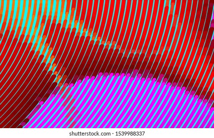 Geometric design halftone with a set of colorful abstract circles. Multicolor, rainbow vector layout with lines, rectangles. Decorative design in an abstract style with rectangles. EPS 10 Vector
