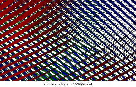 Geometric design halftone with a set of colorful abstract circles. Multicolor, rainbow vector layout with lines, rectangles. Decorative design in an abstract style with rectangles. EPS 10 Vector