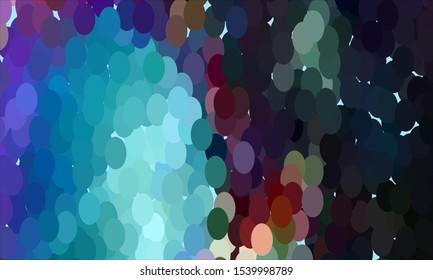 Geometric design halftone with a set of colorful abstract circles. Multicolor, rainbow vector layout with lines, rectangles. Decorative design in an abstract style with rectangles. EPS 10 Vector