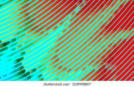 Geometric design halftone with a set of colorful abstract circles. Multicolor, rainbow vector layout with lines, rectangles. Decorative design in an abstract style with rectangles. EPS 10 Vector