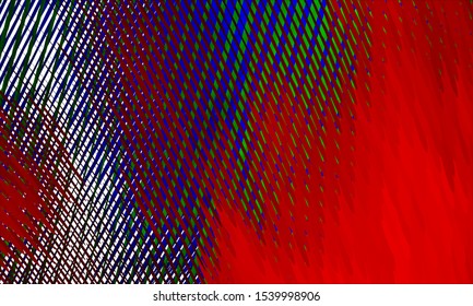 Geometric design halftone with a set of colorful abstract circles. Multicolor, rainbow vector layout with lines, rectangles. Decorative design in an abstract style with rectangles. EPS 10 Vector