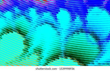 Geometric design halftone with a set of colorful abstract circles. Multicolor, rainbow vector layout with lines, rectangles. Decorative design in an abstract style with rectangles. EPS 10 Vector