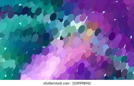 Geometric design halftone with a set of colorful abstract circles. Multicolor, rainbow vector layout with lines, rectangles. Decorative design in an abstract style with rectangles. EPS 10 Vector