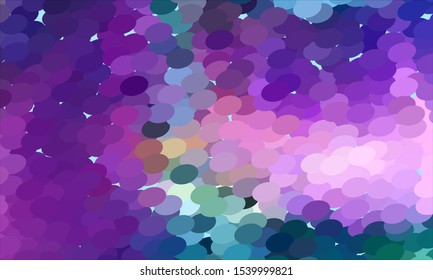Geometric design halftone with a set of colorful abstract circles. Multicolor, rainbow vector layout with lines, rectangles. Decorative design in an abstract style with rectangles. EPS 10 Vector