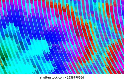 Geometric design halftone with a set of colorful abstract circles. Multicolor, rainbow vector layout with lines, rectangles. Decorative design in an abstract style with rectangles. EPS 10 Vector
