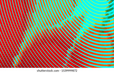 Geometric design halftone with a set of colorful abstract circles. Multicolor, rainbow vector layout with lines, rectangles. Decorative design in an abstract style with rectangles. EPS 10 Vector