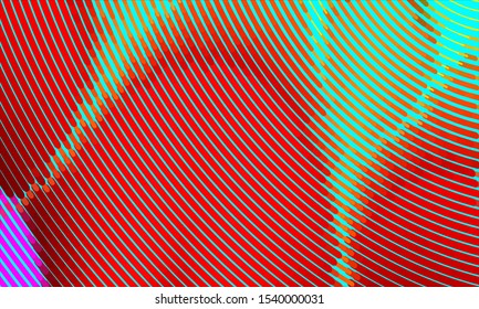 Geometric design halftone with a set of colorful abstract circles. Multicolor, rainbow vector layout with lines, rectangles. Decorative design in an abstract style with rectangles. EPS 10 Vector