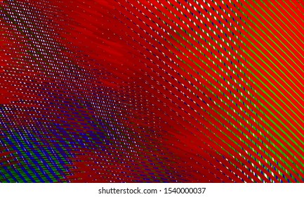 Geometric design halftone with a set of colorful abstract circles. Multicolor, rainbow vector layout with lines, rectangles. Decorative design in an abstract style with rectangles. EPS 10 Vector