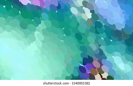 Geometric design halftone with a set of colorful abstract circles. Multicolor, rainbow vector layout with lines, rectangles. Decorative design in an abstract style with rectangles. EPS 10 Vector