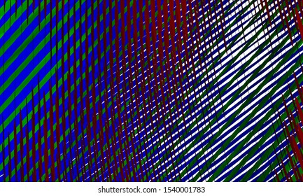 Geometric design halftone with a set of colorful abstract circles. Multicolor, rainbow vector layout with lines, rectangles. Decorative design in an abstract style with rectangles. EPS 10 Vector