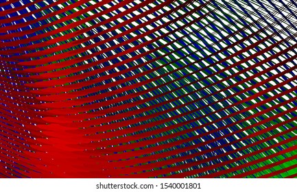 Geometric design halftone with a set of colorful abstract circles. Multicolor, rainbow vector layout with lines, rectangles. Decorative design in an abstract style with rectangles. EPS 10 Vector