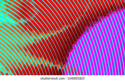 Geometric design halftone with a set of colorful abstract circles. Multicolor, rainbow vector layout with lines, rectangles. Decorative design in an abstract style with rectangles. EPS 10 Vector