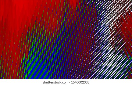 Geometric design halftone with a set of colorful abstract circles. Multicolor, rainbow vector layout with lines, rectangles. Decorative design in an abstract style with rectangles. EPS 10 Vector