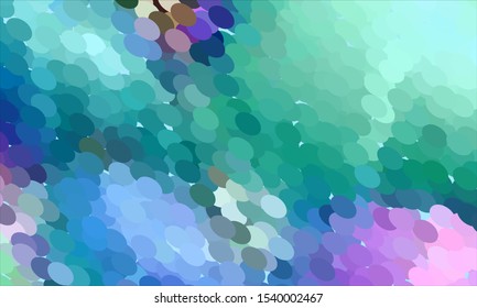 Geometric design halftone with a set of colorful abstract circles. Multicolor, rainbow vector layout with lines, rectangles. Decorative design in an abstract style with rectangles. EPS 10 Vector