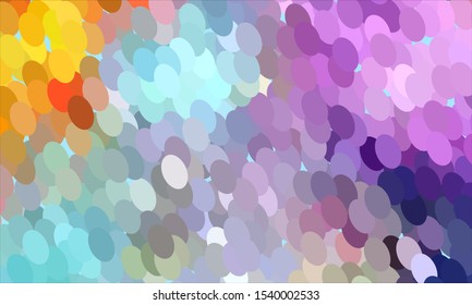Geometric design halftone with a set of colorful abstract circles. Multicolor, rainbow vector layout with lines, rectangles. Decorative design in an abstract style with rectangles. EPS 10 Vector