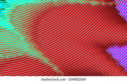 Geometric design halftone with a set of colorful abstract circles. Multicolor, rainbow vector layout with lines, rectangles. Decorative design in an abstract style with rectangles. EPS 10 Vector