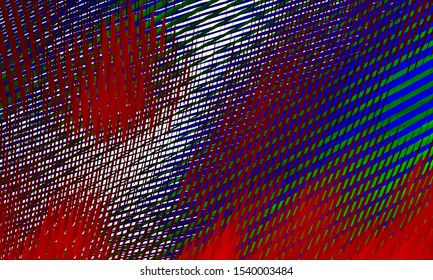 Geometric design halftone with a set of colorful abstract circles. Multicolor, rainbow vector layout with lines, rectangles. Decorative design in an abstract style with rectangles. EPS 10 Vector