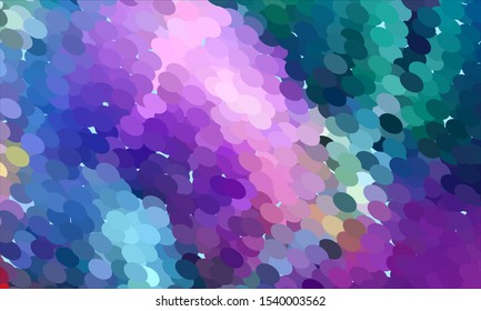 Geometric design halftone with a set of colorful abstract circles. Multicolor, rainbow vector layout with lines, rectangles. Decorative design in an abstract style with rectangles. EPS 10 Vector