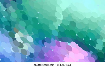 Geometric design halftone with a set of colorful abstract circles. Multicolor, rainbow vector layout with lines, rectangles. Decorative design in an abstract style with rectangles. EPS 10 Vector