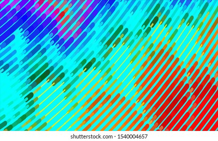 Geometric design halftone with a set of colorful abstract circles. Multicolor, rainbow vector layout with lines, rectangles. Decorative design in an abstract style with rectangles. EPS 10 Vector