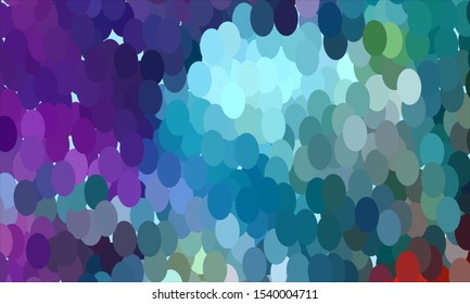 Geometric design halftone with a set of colorful abstract circles. Multicolor, rainbow vector layout with lines, rectangles. Decorative design in an abstract style with rectangles. EPS 10 Vector