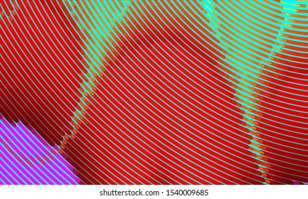 Geometric design halftone with a set of colorful abstract circles. Multicolor, rainbow vector layout with lines, rectangles. Decorative design in an abstract style with rectangles. EPS 10 Vector