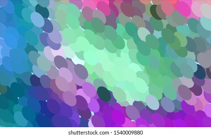 Geometric design halftone with a set of colorful abstract circles. Multicolor, rainbow vector layout with lines, rectangles. Decorative design in an abstract style with rectangles. EPS 10 Vector