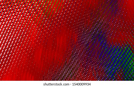 Geometric design halftone with a set of colorful abstract circles. Multicolor, rainbow vector layout with lines, rectangles. Decorative design in an abstract style with rectangles. EPS 10 Vector