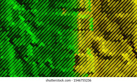 Geometric design halftone with a set of colorful abstract circles. Multicolor, rainbow vector layout with lines, rectangles. Decorative design in an abstract style with rectangles. EPS 10 Vector