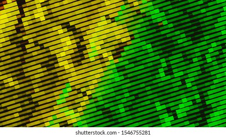 Geometric design halftone with a set of colorful abstract circles. Multicolor, rainbow vector layout with lines, rectangles. Decorative design in an abstract style with rectangles. EPS 10 Vector